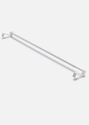 Karnisz teleskopowy zawieszany na górnej ramie okiennej 90-130 cm BIAŁY 