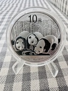 Moneta 1oz Panda Chiny 2013 10 yuan Ag srebro