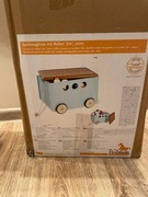 Pinolino Skrzynka na zabawki z kółkami Jim, mint