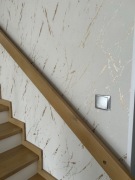 Tapeta złoto biała na fizelinie