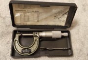 Vintage Mitutoyo zewnętrzny Mikrometr 0-25mm 0.01mm - Made in Japan
