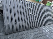 Brama wjazdowa z furtką 380+80 wys. 150 cm