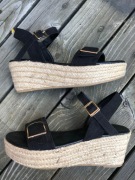 Sandały na koturnie  PEACOCKS  typu espadryle r. 39 OkaZjA !!! JAK NOWE !!!