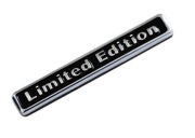 Naklejka Znaczek czarny czerwony LIMITED EDITION Emblemat logo 65mm x 10mm