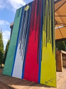 Obraz wieżowce w Hongkongu.