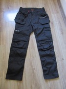 SCRUFFS cordura robocze spodnie czarne funkcjonalne kieszenie nowe_ 50