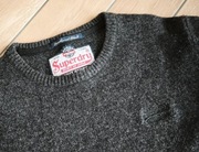 Męski sweter Superdry Lambswool blend wełna jagnięca M