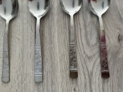 Zestaw sztućców z lat PRL-u