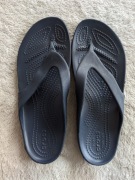 Granatowe buty klapki japonki Crocs W7 ok. 37 - 38