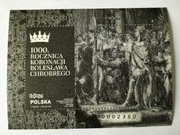 Czarnodruk 5443 1000 Rocznica Koronacji Bolesława Chrobrego blok 391