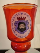 Wazon PRL pomaranczowy 