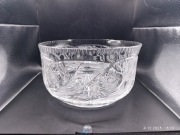 Kryształowa misa patera 26,5 cm – masywna, dekoracyjna, 4,9 kg