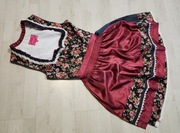 strój ludowy fartuszek małgosia ludowa czerwony kapturek S 662