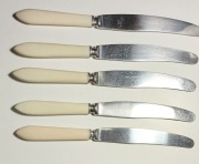 Zestaw 5 kultowych noży , bakelit Rosja Nerż vintage stare