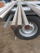 Pręty sześciokątne: 22-25 , oraz okrągłe 27-30