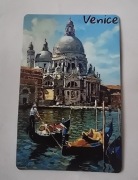 Magnes na lodówkę Venice Wenecja Włochy Italy Gondola kanały (31).