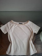 Bluzka Sinsay rozmiar S ozdobny dekolt