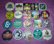 20 podkładek pod piwko Czechy  itp.Radas Krusovice Kutna Hora itp