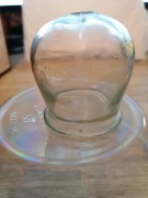 BAŃKI LEKARSKIE SZKLANE 11 sztuk OGNIOWE PRL