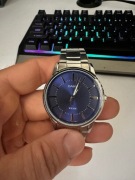 Casio MTP-1303D-2A, niebieska tarcza, WR50M.