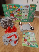 Lego duplo 10882 Tory kolejowe i przejazd