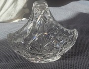 Kryształ kryształowy koszyczek mały