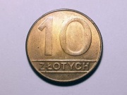 Polska - Moneta 10 zł 1989