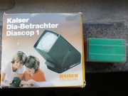 Diaskop KAISER przeglądarka do przeźroczy 1970 + przeźrocza