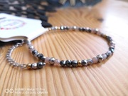 Bransoletka hematyt i kamień słoneczny amulet