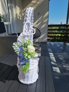 Koszyk na wino/butelkę, Eleganckie opakowanie wina,Koszyk na Ślub