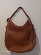 Brązowa torebka shopperka