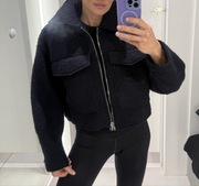 ZARA / viralowa czarna przejściowa kurtka / L