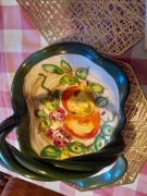 Ozdobny koszyk na owoce Vintage