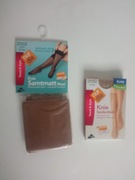 2 x podkolanówki damskie beżowe 20 i 15 den