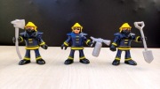 Strażak figurki 3 sztuki