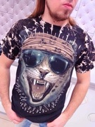 Koszulka świecąca w ciemności rock chang 