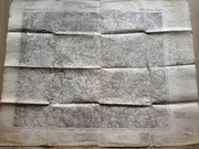 Mapa z 1941r. Kassel-Göttingen 70cm na 90cm