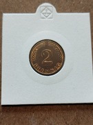 Moneta Niemcy 2 fenigi 1965 D