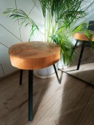 Promocja! Nowoczesny Stolik kwietnik z pnia buku