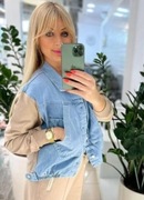 MEGI bawełniano jeansowa bluza