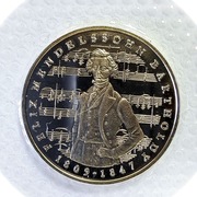 Niemcy RFN 5 marek 1984 /Proof/ Feliks Mendelssohn - Menniczy Blister