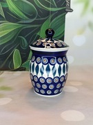 Pojemnik na sypkie ceramiczny duży 1litr ceramika Bolesławiec 