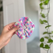 Scrunchie na szydełku