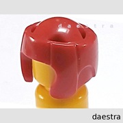 LEGO 96204 KASK boksera czerwony col304 z 5004941-1, col077 Seria 5