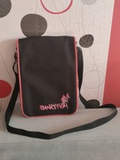 Czarna torebka Punky Fish torebka czarny i róż torebka na ramię