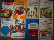 Dania ,sałatki , surówki i potrawy jarskie, zdrowa kuchnia - zestaw książek