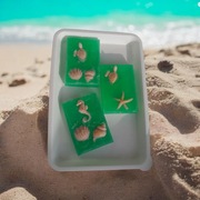 Zestaw mydła morskiego, ręcznie robione. 