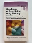 HANDBOOK OF PSYCHIATRIC DRUG THERAPY psychiatria terapia lekowa