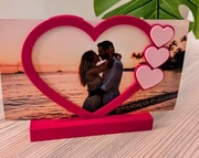 Walentynkowa ramka na zdjęcie, walentynki dekoracja 