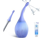 Silikonowa gruszka do irygacji / lewatywy z zaworem antyzwrotnym 